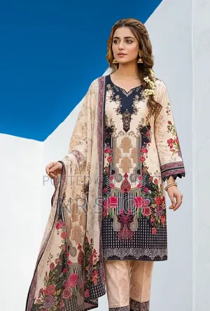 ডিজিটাল প্রিন্ট থ্রি পিস