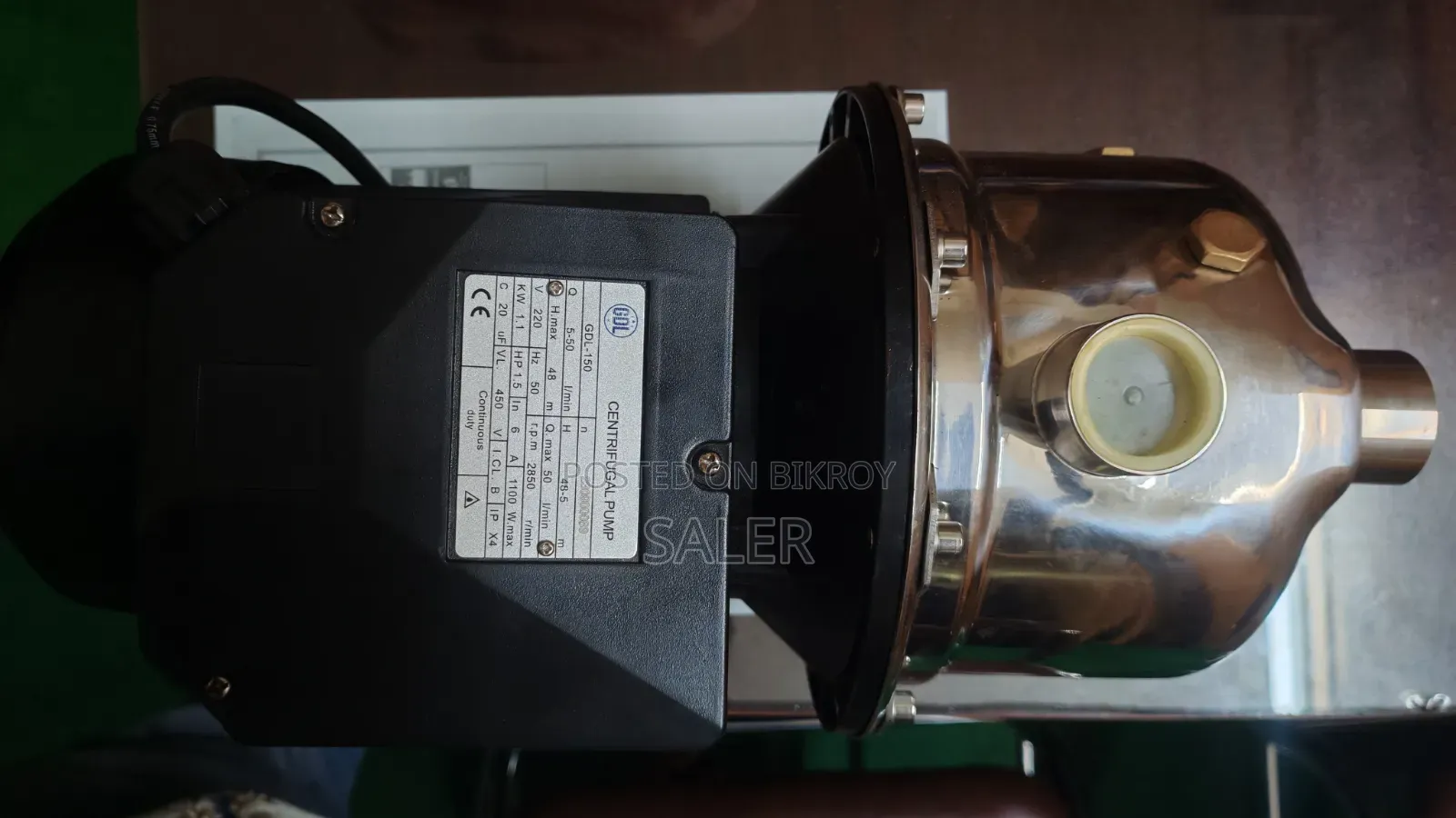 Water Pump (1.5 Hp) Ss Body