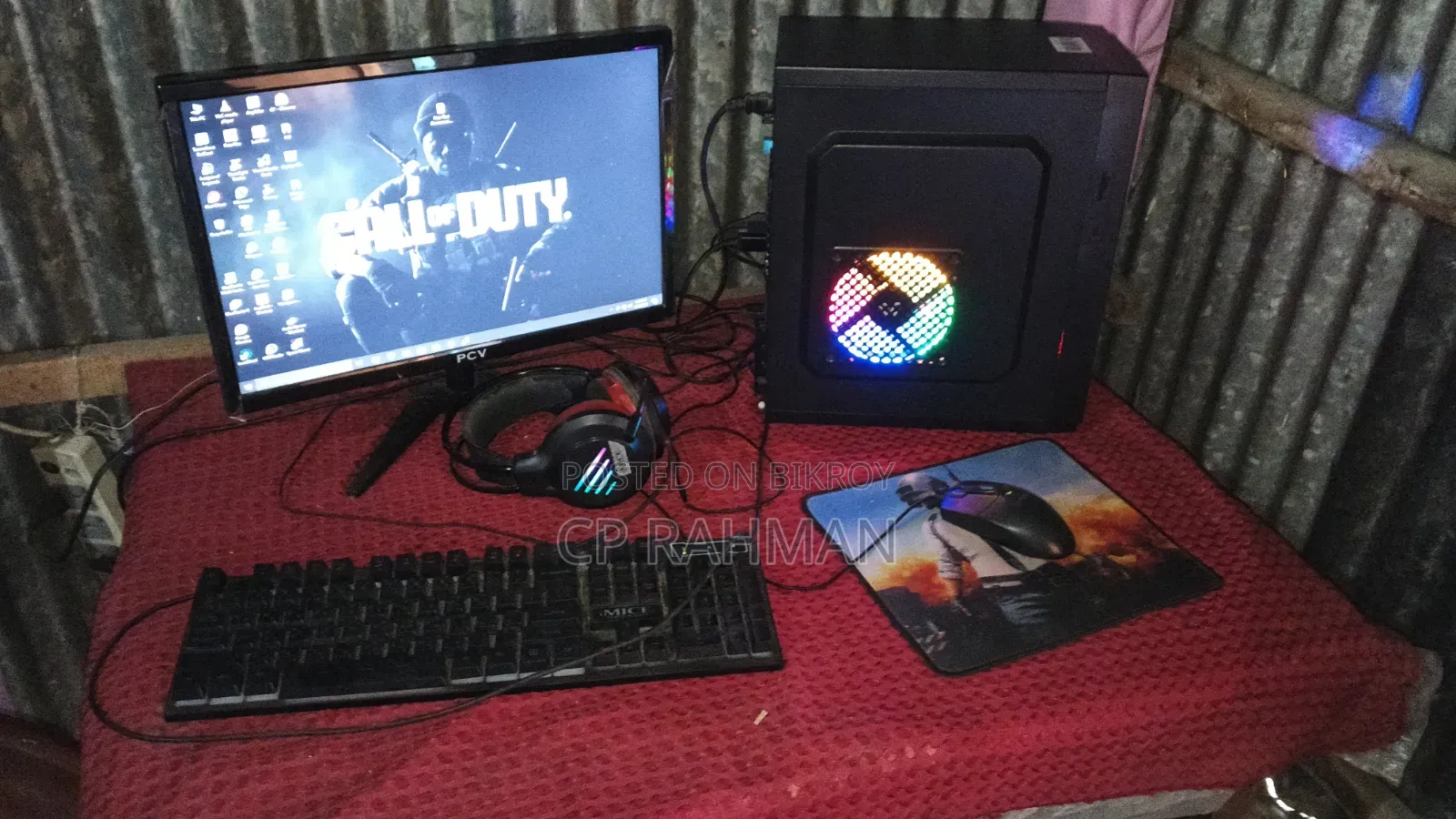 Only I5 4th Gen + Esonic H81 + 16GB RAM + GT610 GPU Combo