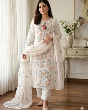 ঈদ স্পেশাল এমব্রয়ডারি থ্রি পিস