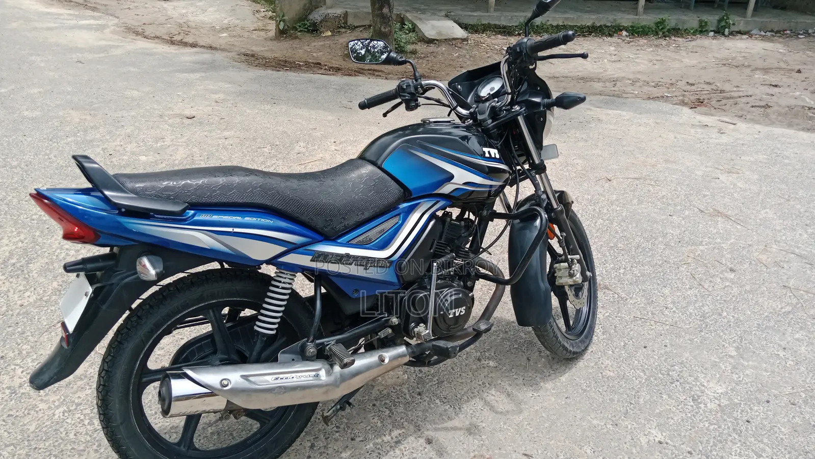 TVS Metro Plus 2022 Blue