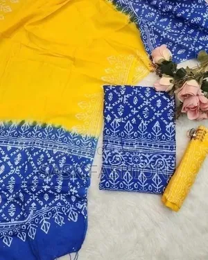Original Indian Unstitched Three-piece.