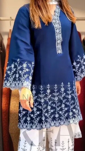 Soft Cotton Embroidery Three Piece