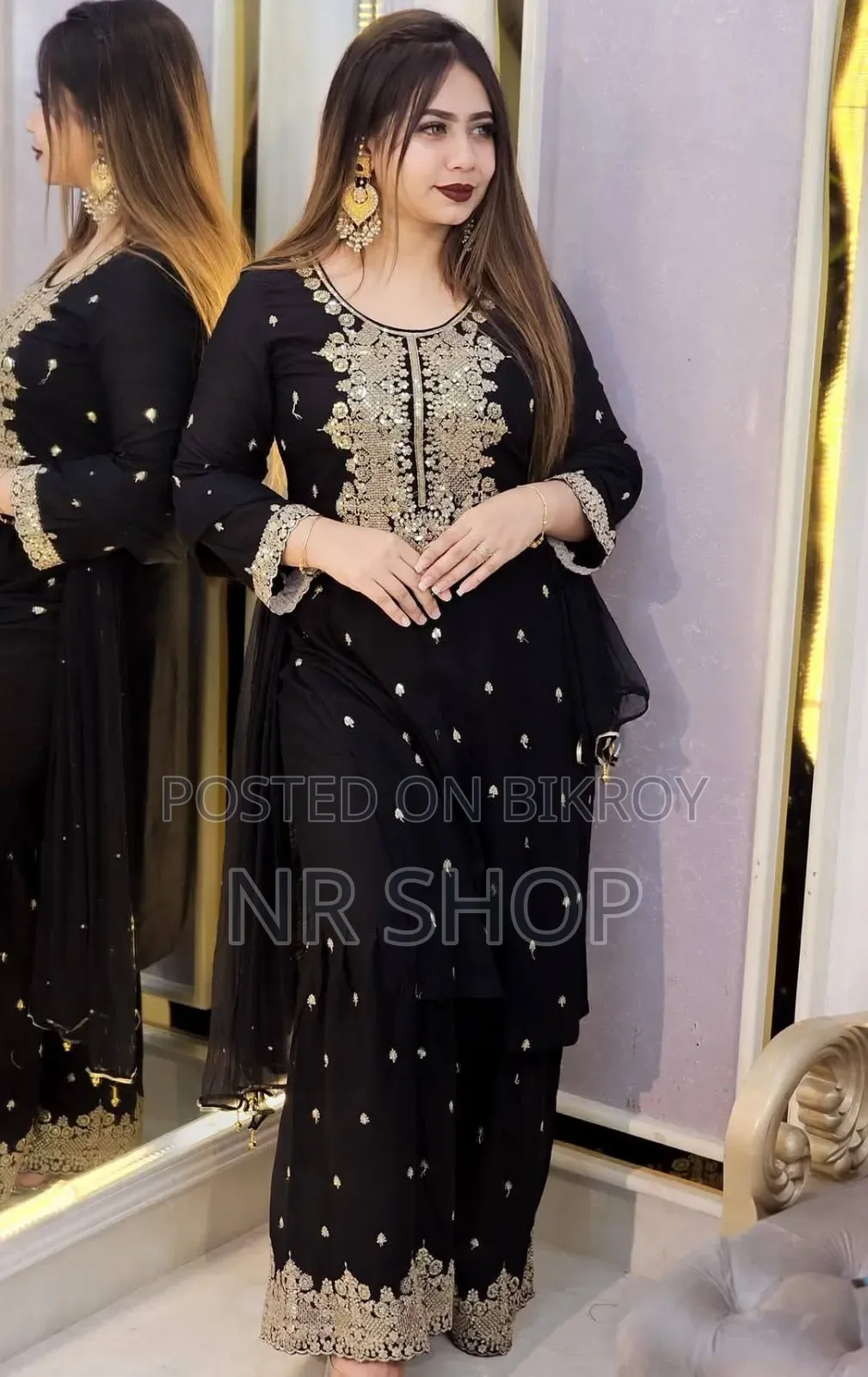 AC Cotton Garara Three Piece