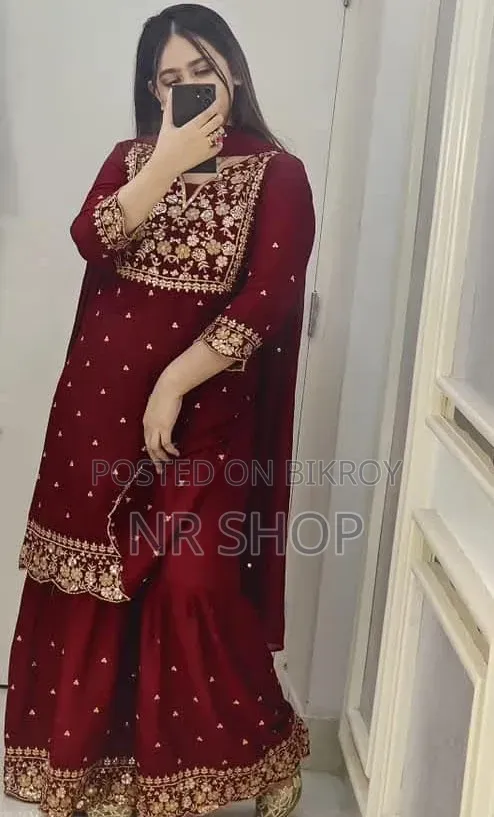 AC Cotton Garara Three Piece