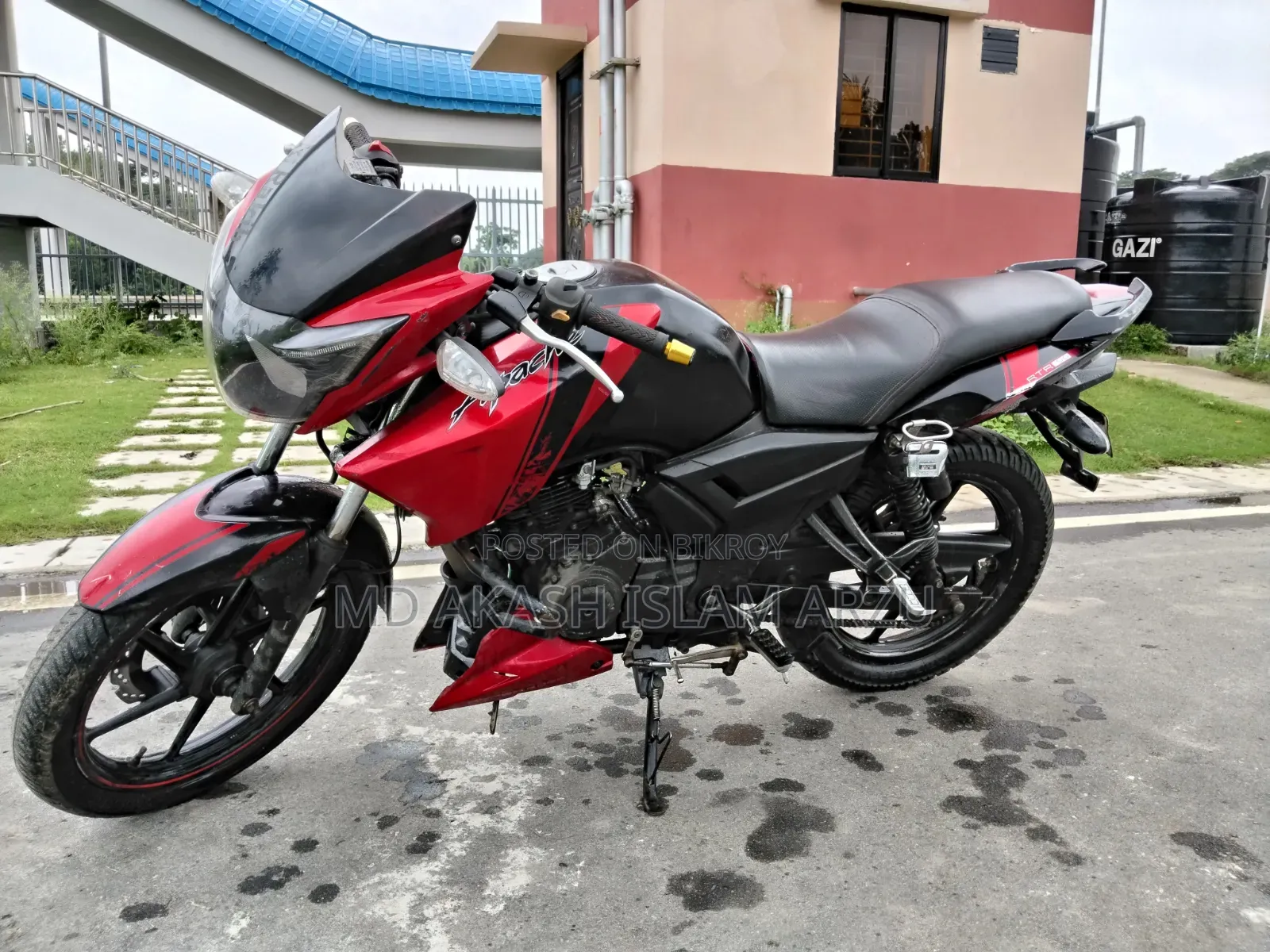 TVS Apache RTR 160 2V 2013 Red