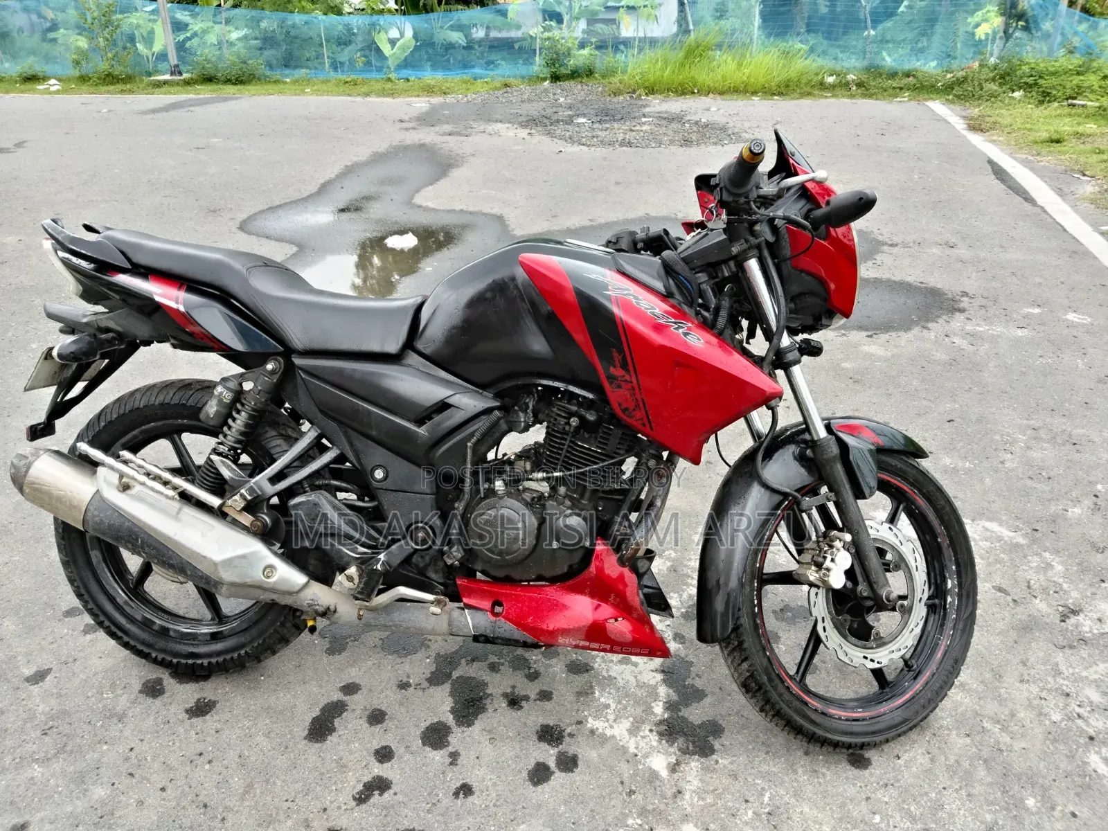 TVS Apache RTR 160 2V 2013 Red