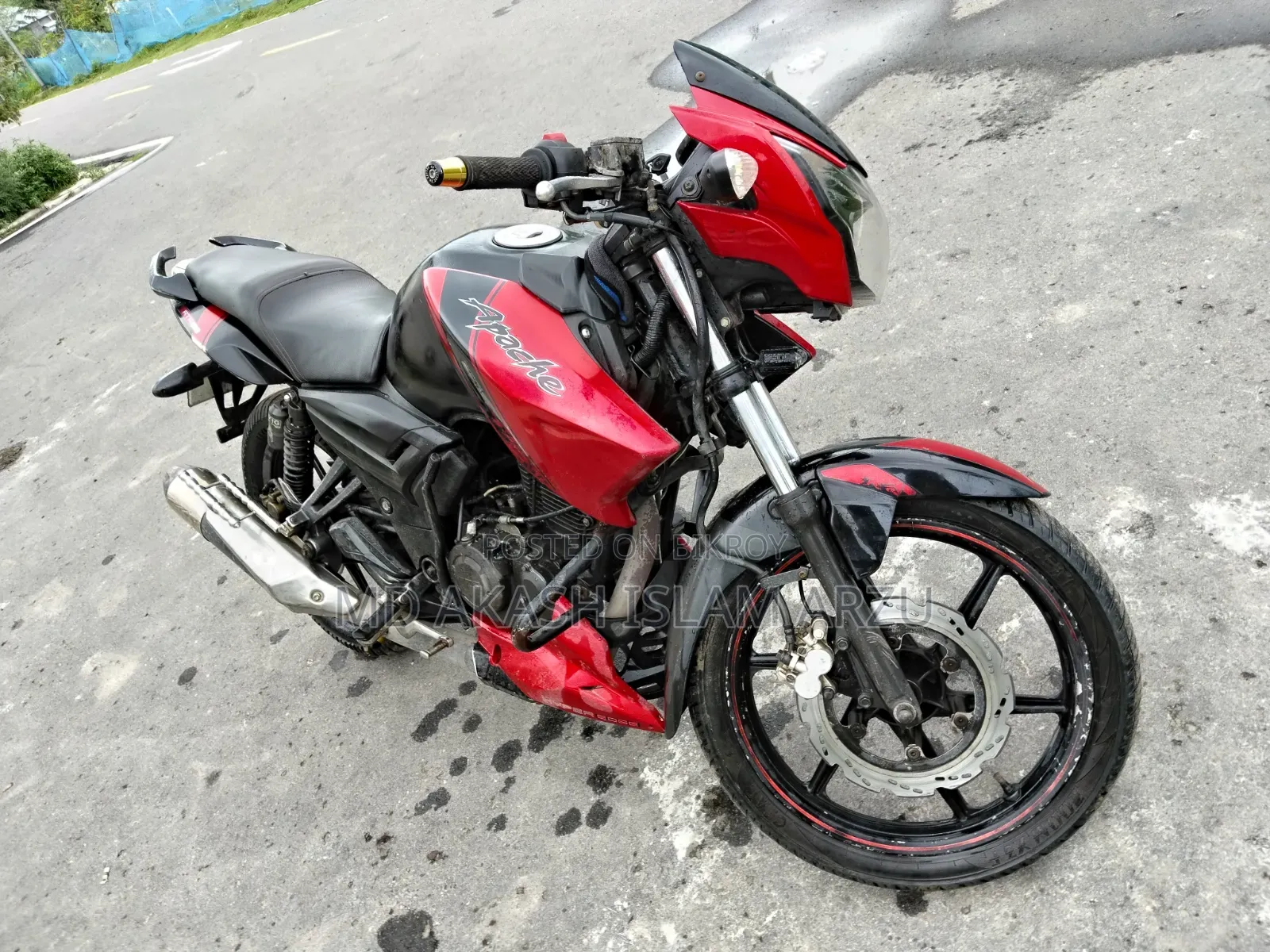 TVS Apache RTR 160 2V 2013 Red