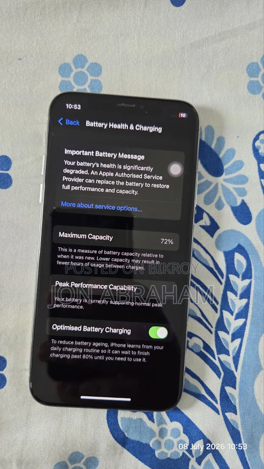 Apple iPhone XS 256 GB Silver