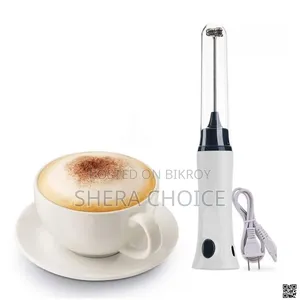 Hand liquid mixer foamer and coffee maker, juice maker,