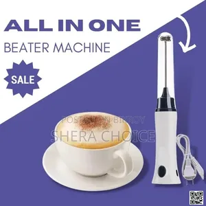 Hand liquid mixer foamer and coffee maker, juice maker,