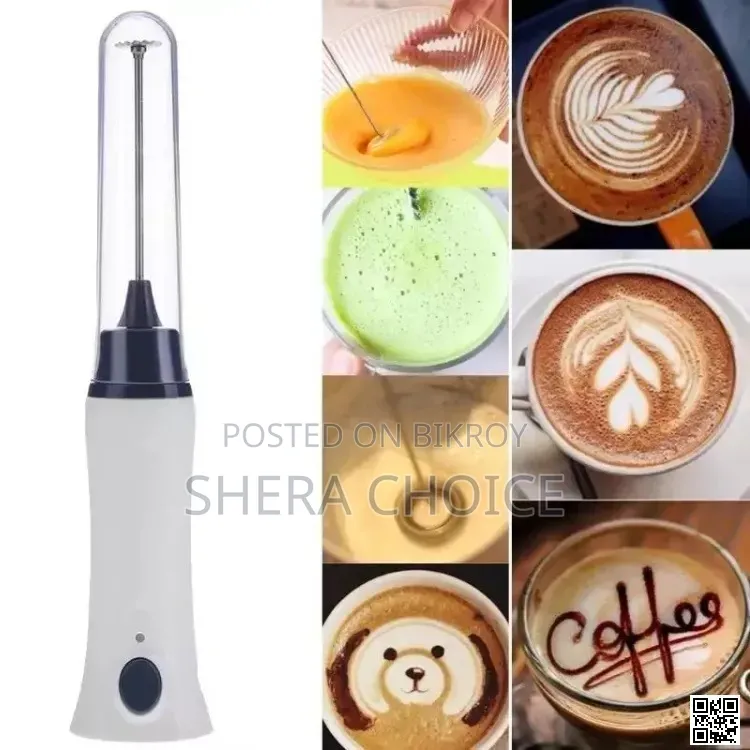 Hand liquid mixer foamer and coffee maker, juice maker,