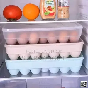 Egg Storage Box 24 Grids Plastic