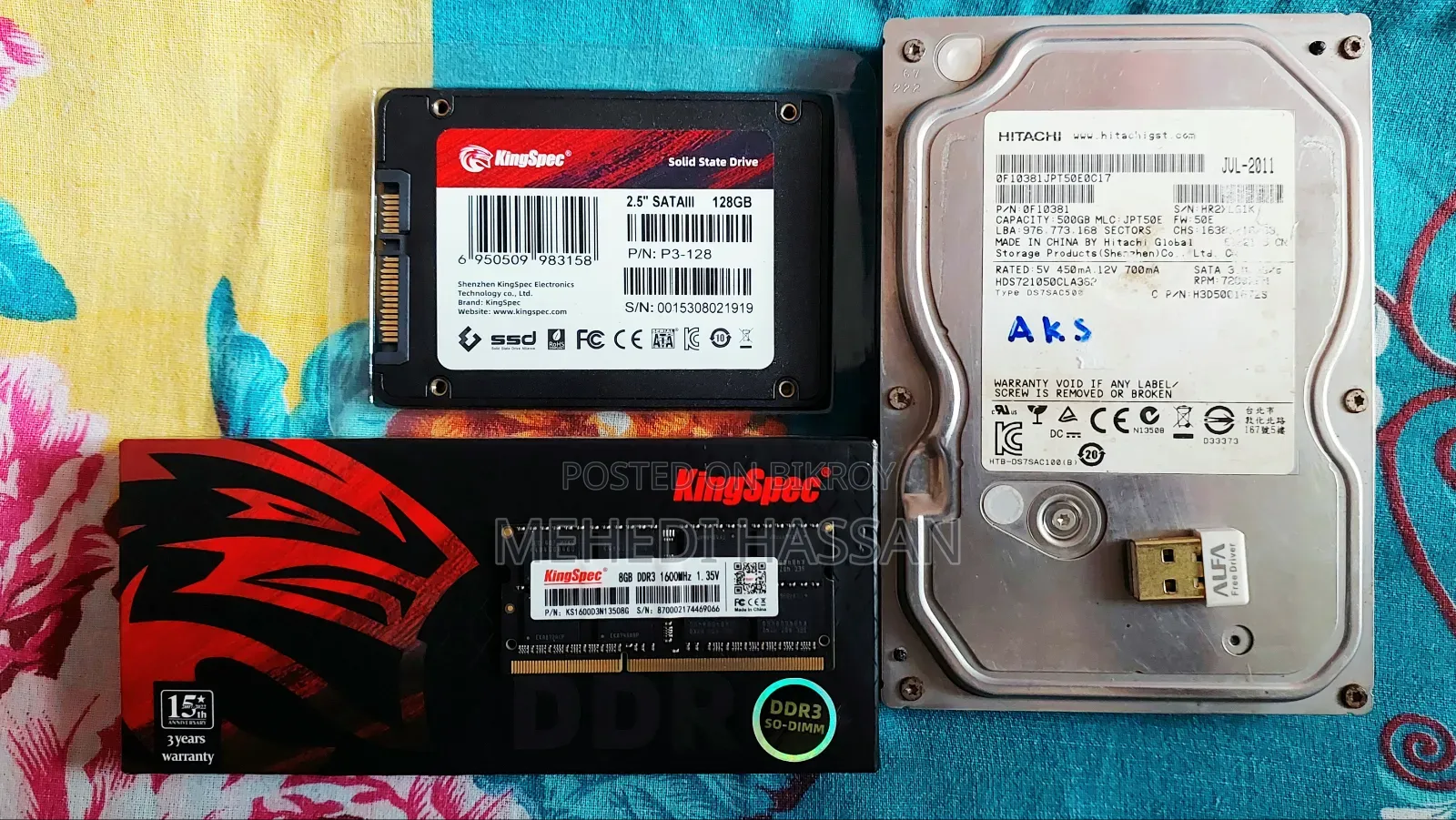 Kingspec DDR3 8GB RAM