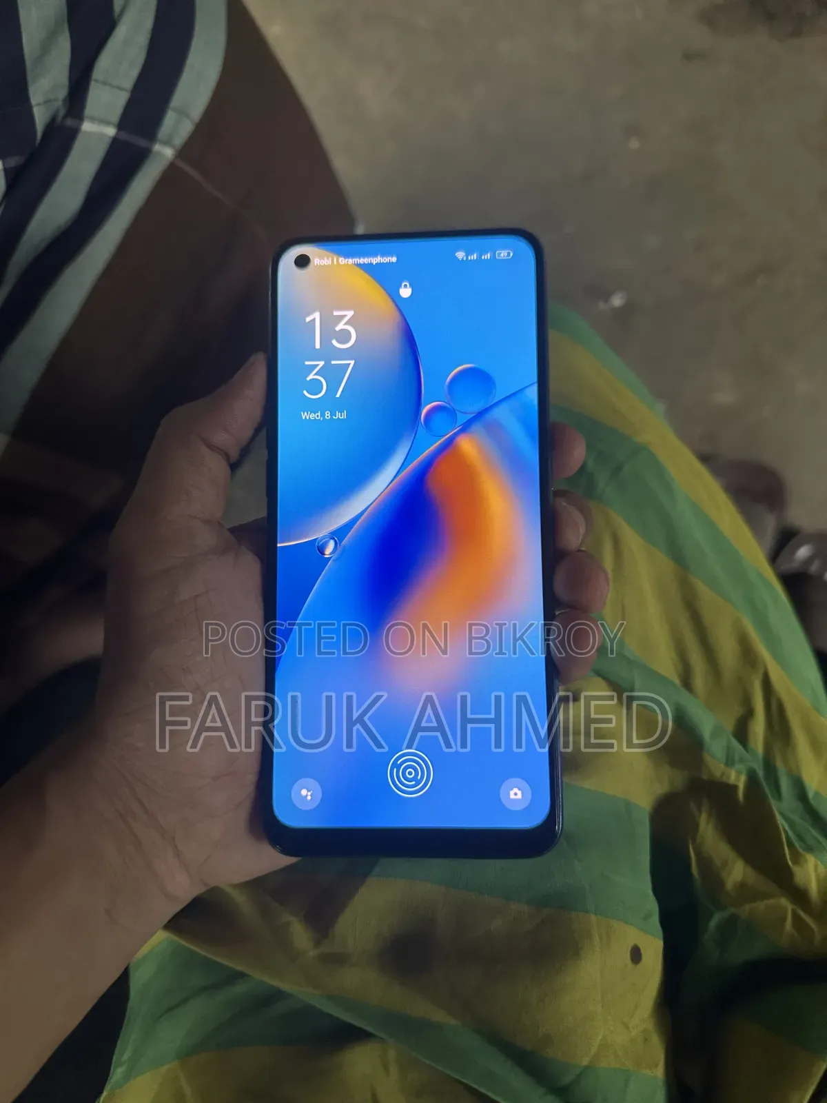 Oppo F19S 128 GB Blue