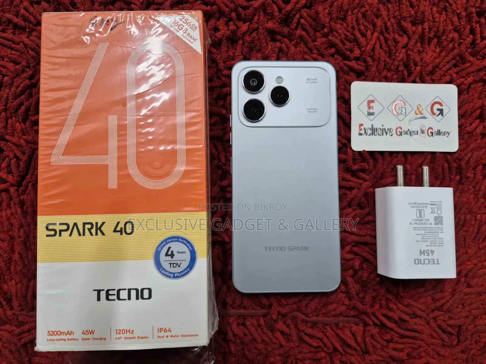 Tecno Spark 40 256 GB Gray