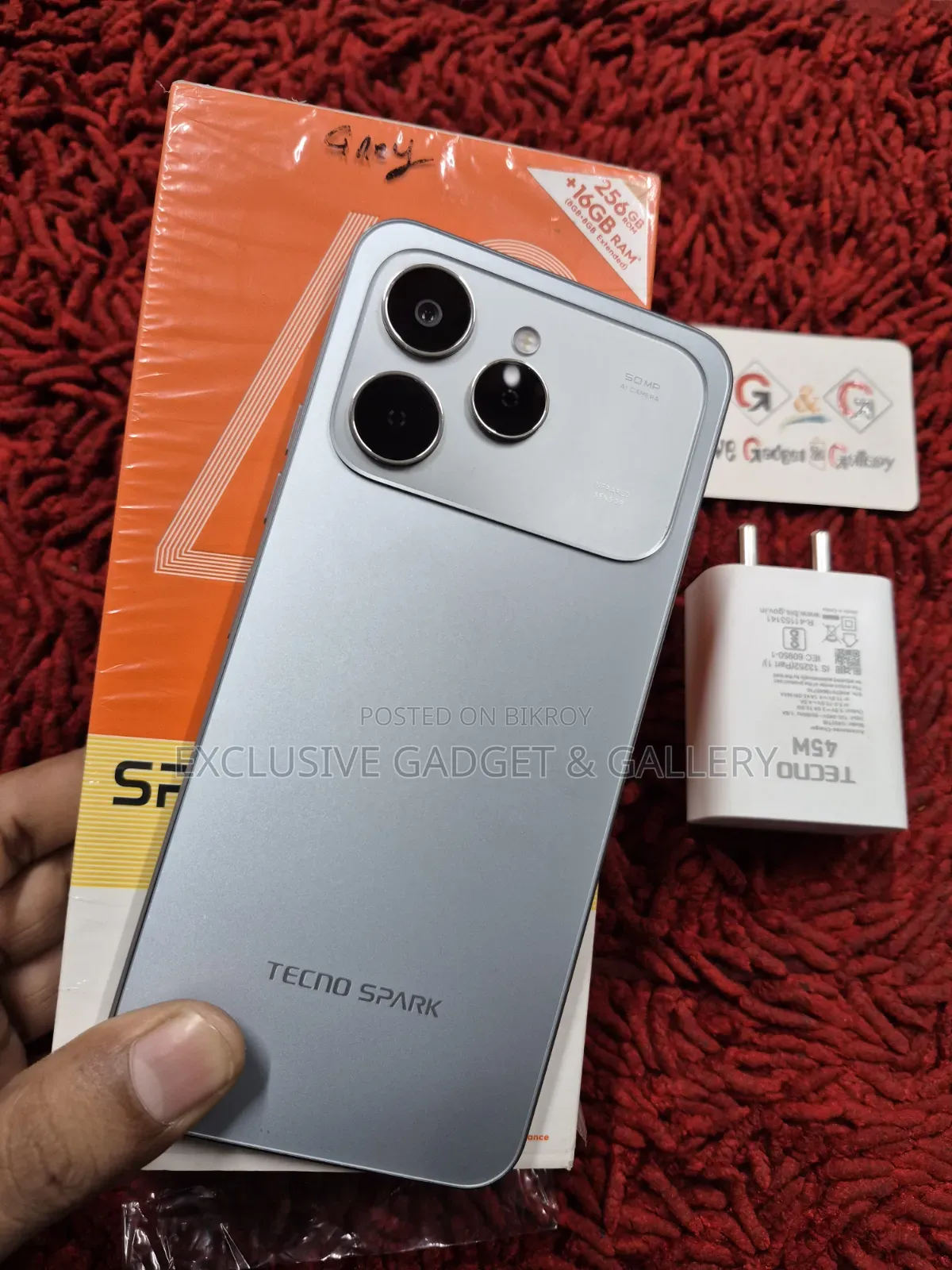 Tecno Spark 40 256 GB Gray