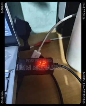 USB to DC 9V/12V Step-Up Converter Cable (With Digital Display)