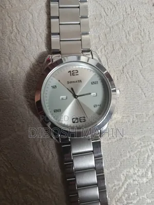 Sonata Silver Watch