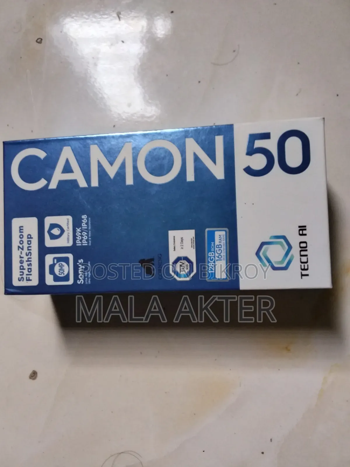 Tecno Camon 50 256 GB Gray