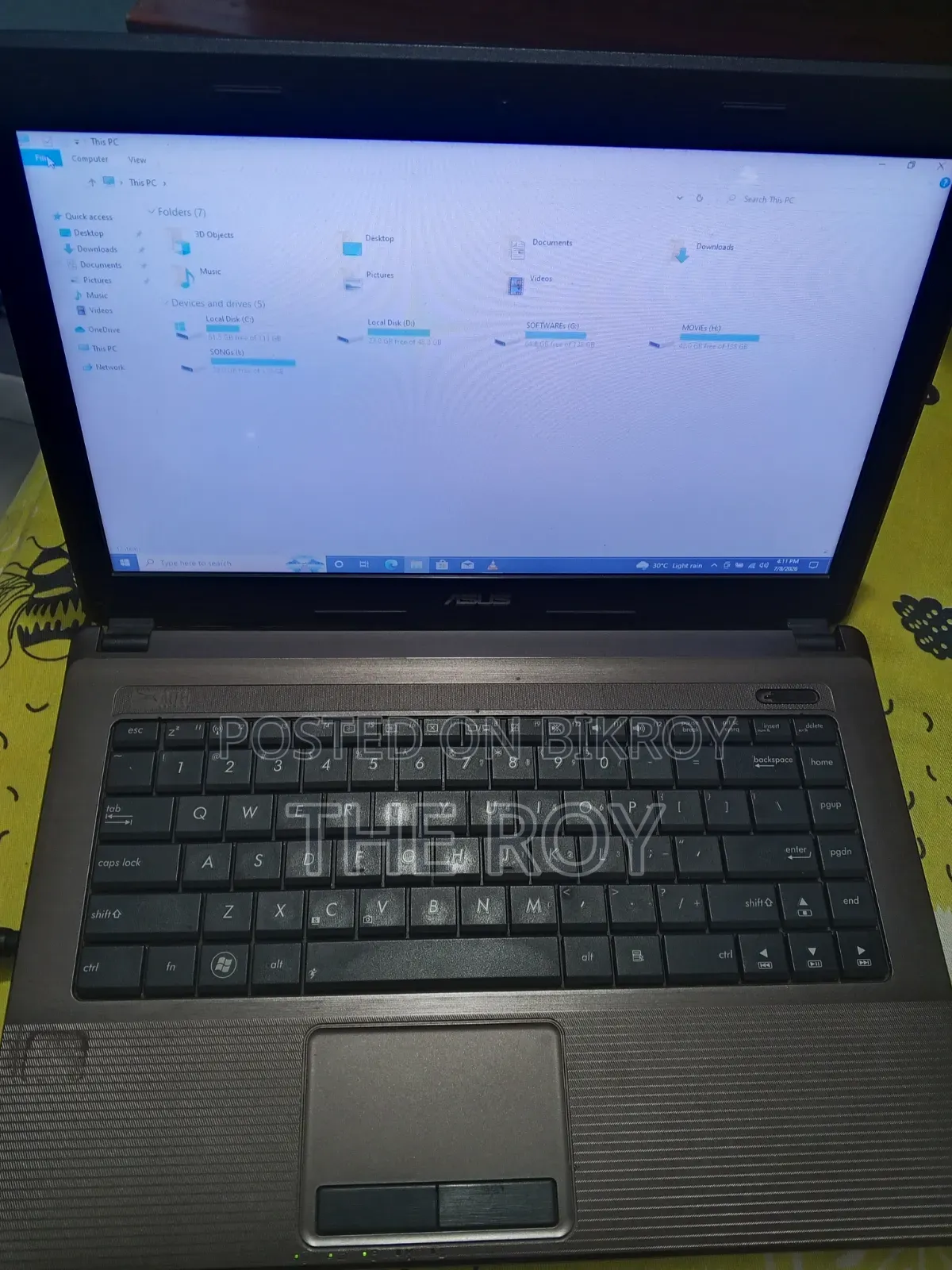 Laptop Asus A42F 2GB Intel Pentium HDD 512GB