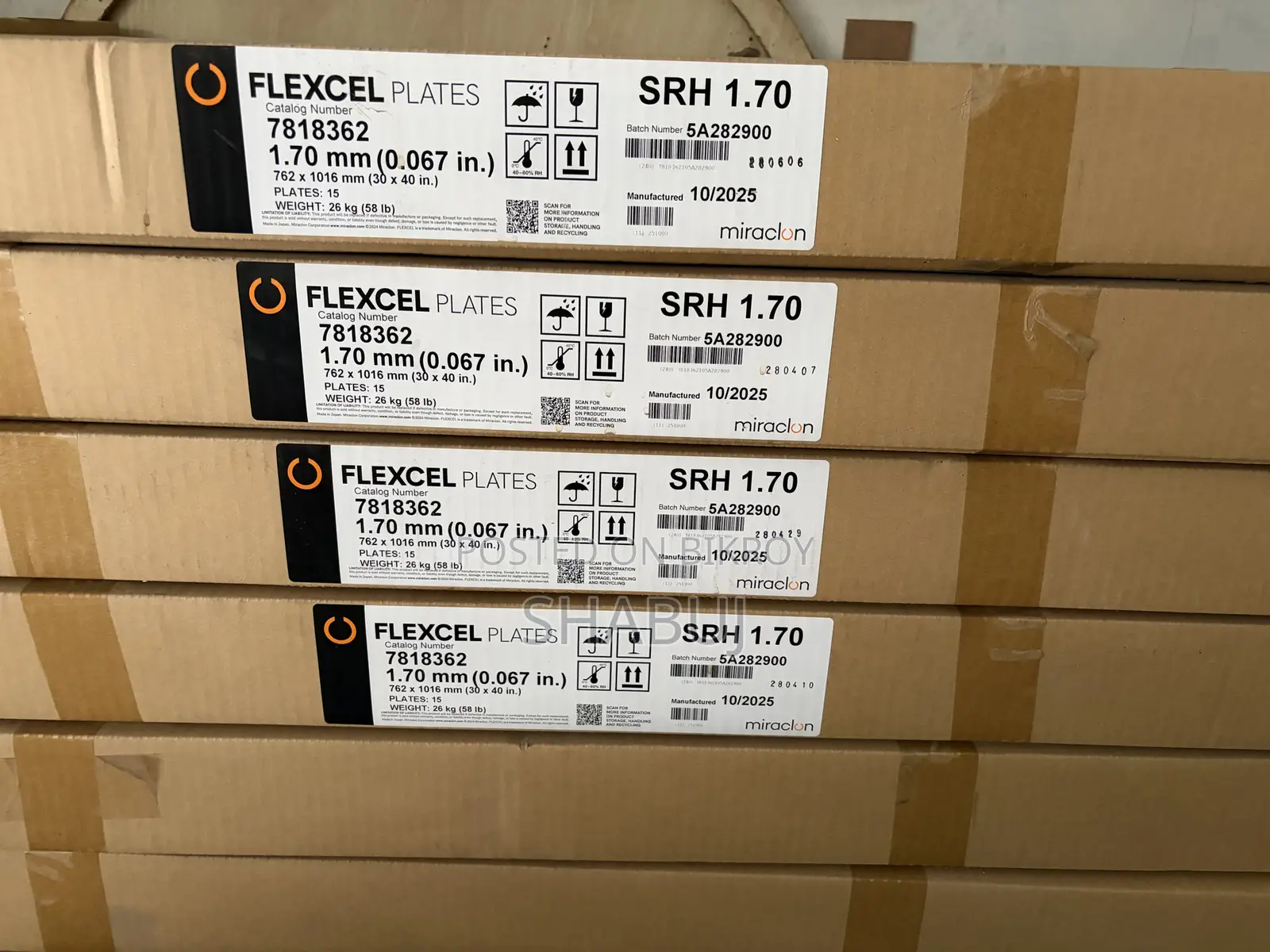 Flexo Plates Srh 1.70 (762×1016mm) – Flexo Printing Plate