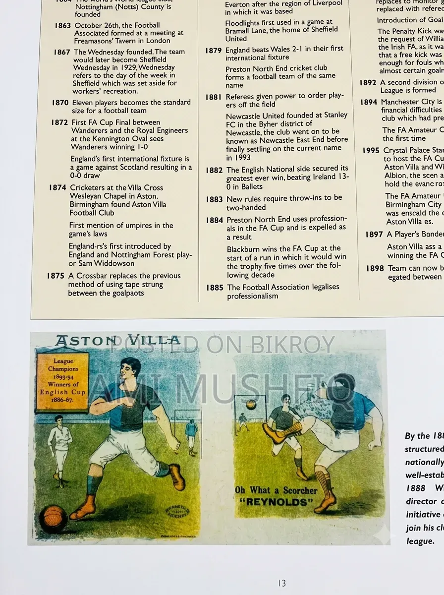History of English Football