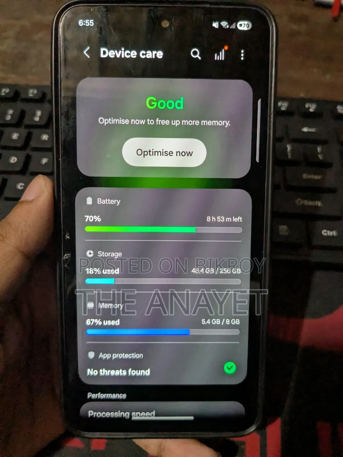Samsung Galaxy S21 FE 5G 256 GB Black