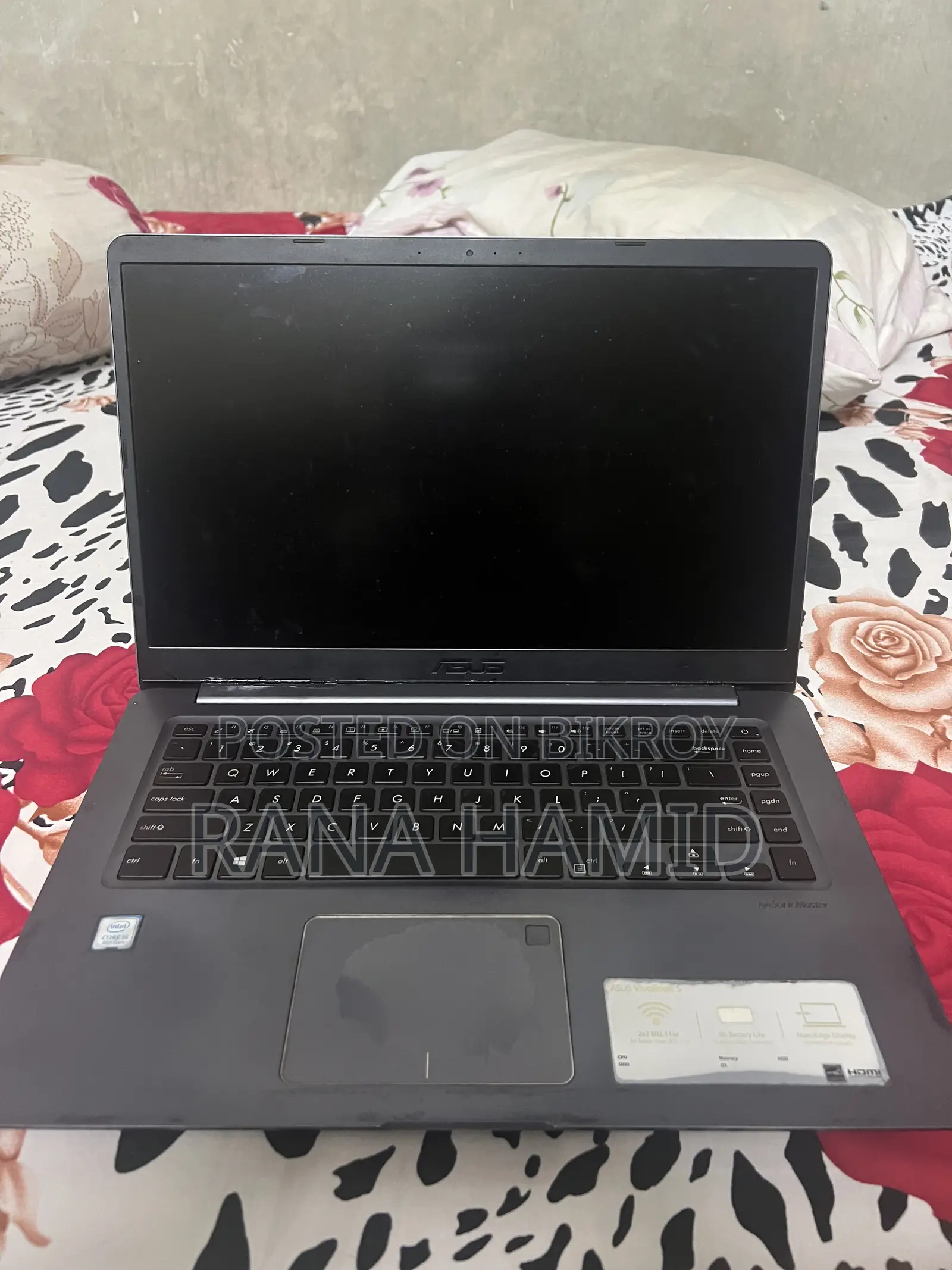 Laptop Asus VivoBook S15 S530UN 8GB Intel Core I5 HDD+SSD 1T