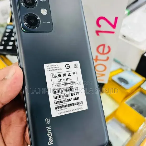 Xiaomi Redmi Note 12 5G 128 GB Black
