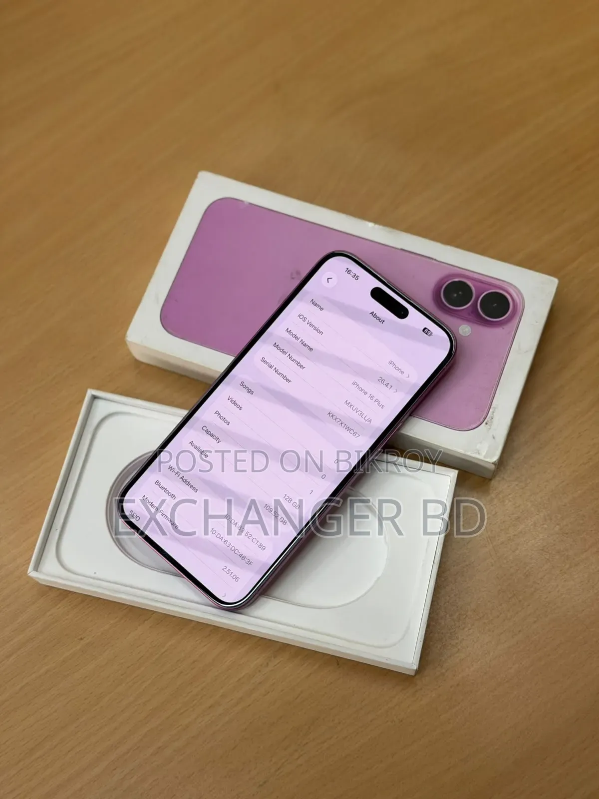 Apple iPhone 16 Plus 128 GB Pink