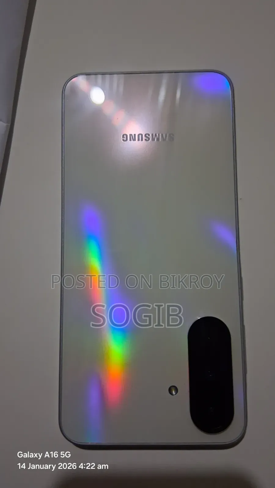 স্যামসাং গ্যালাক্সি এ৩৬ ২৫৬ জিবি হোয়াইট