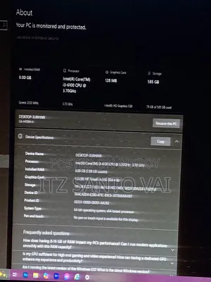 Gigabyte GA-H110MSTX-HD3-ZK 8GB Intel Core I3 SSD 512GB