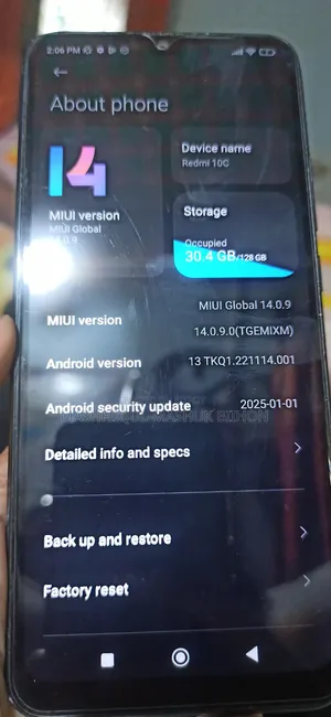 Xiaomi Redmi 10C 128 GB Silver