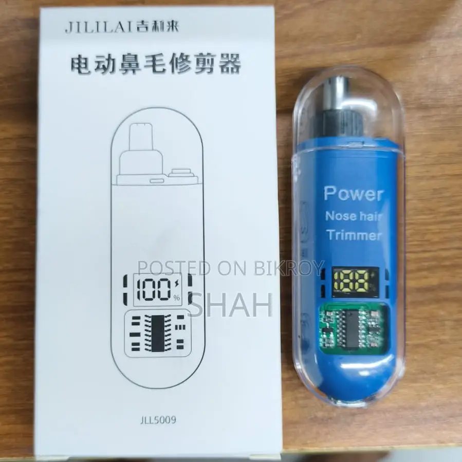 Electric Nose Hair Trimmer (Rechargeable Stainless Steel Nose Trimmer)