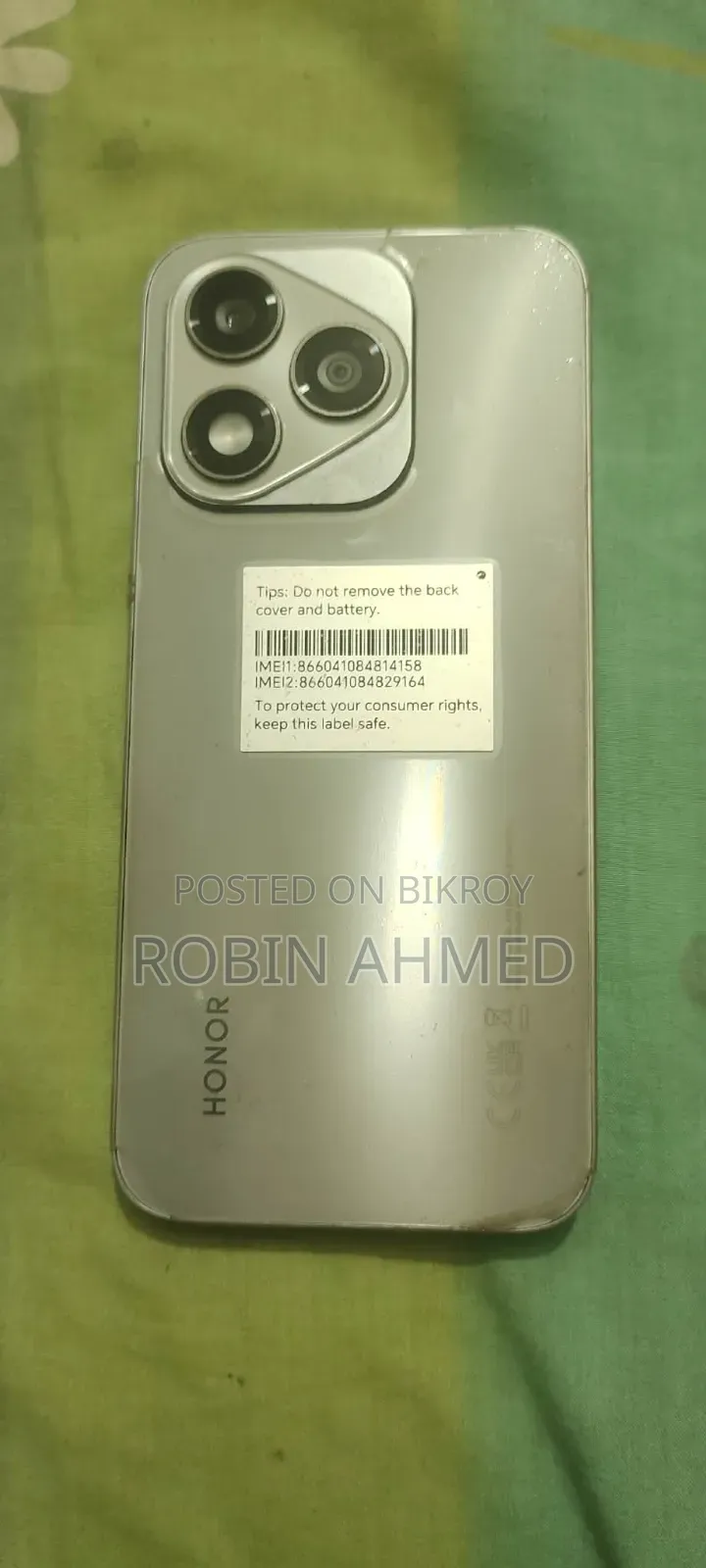 Honor 400 Lite 256 GB Gray