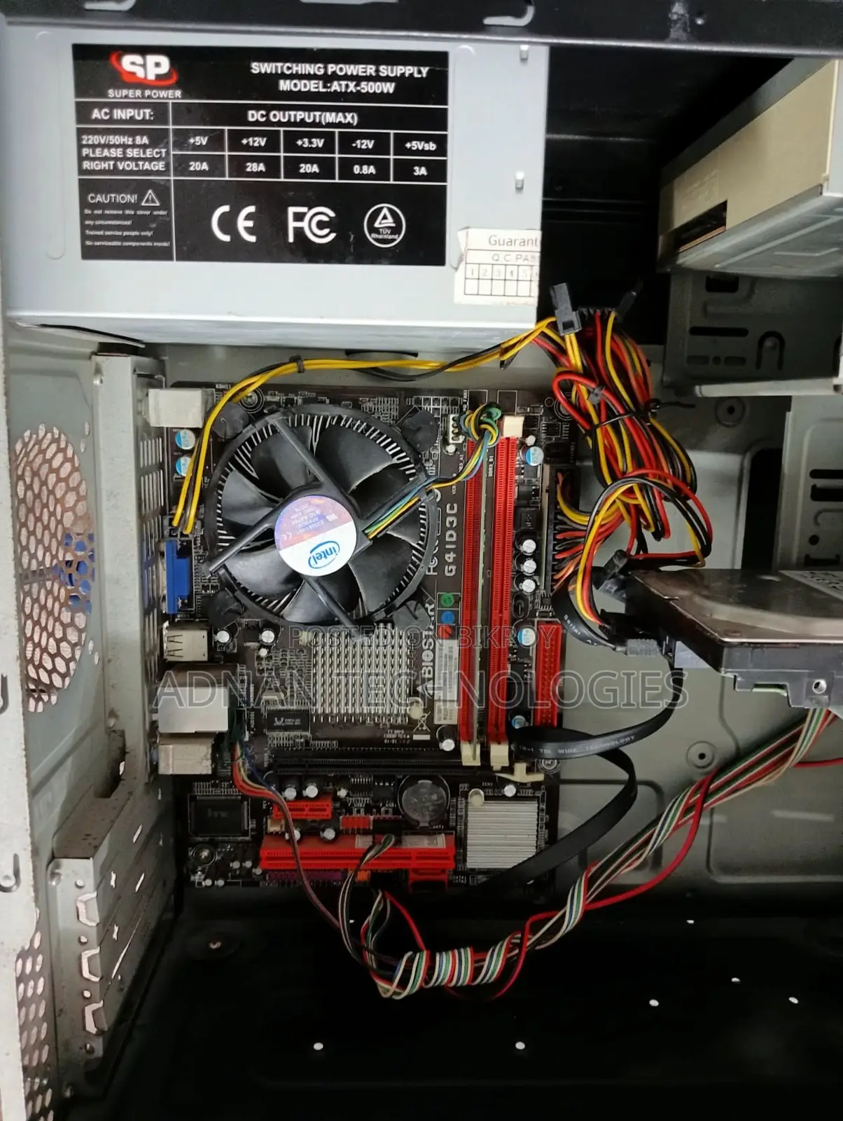 Desktop Computer 4GB Intel Core 2 Duo HDD 250GB