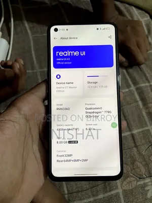 Realme GT Master Edition 128 GB Black