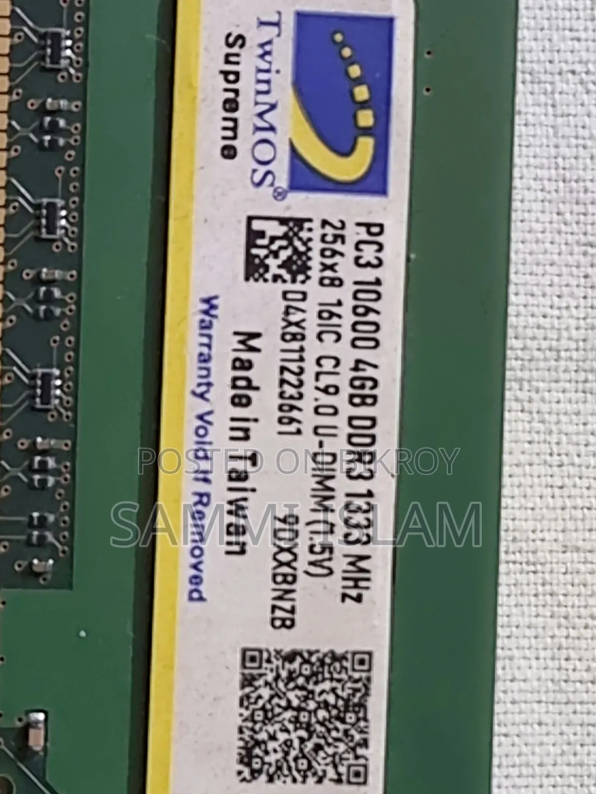 DDR3 4GB RAM