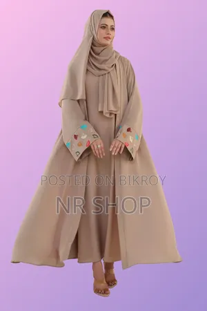 Koti Borka With Inner and Hijab Full Set