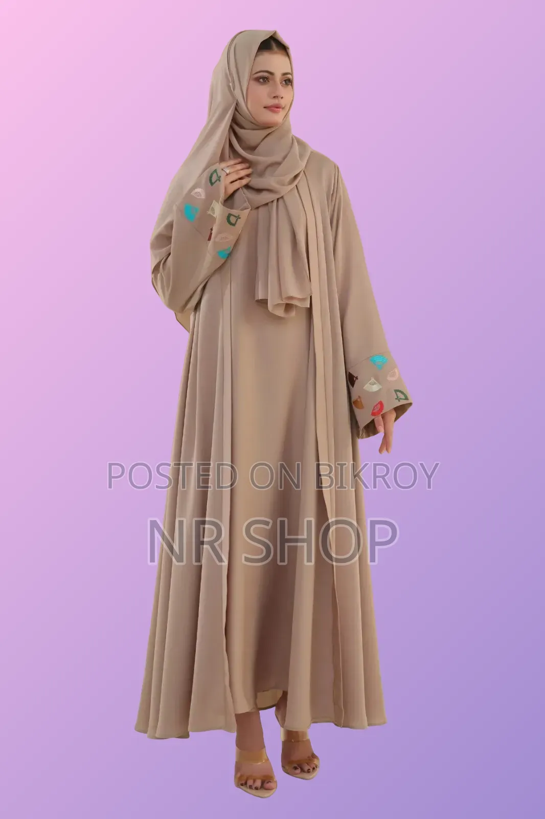 Koti Borka With Inner and Hijab Full Set