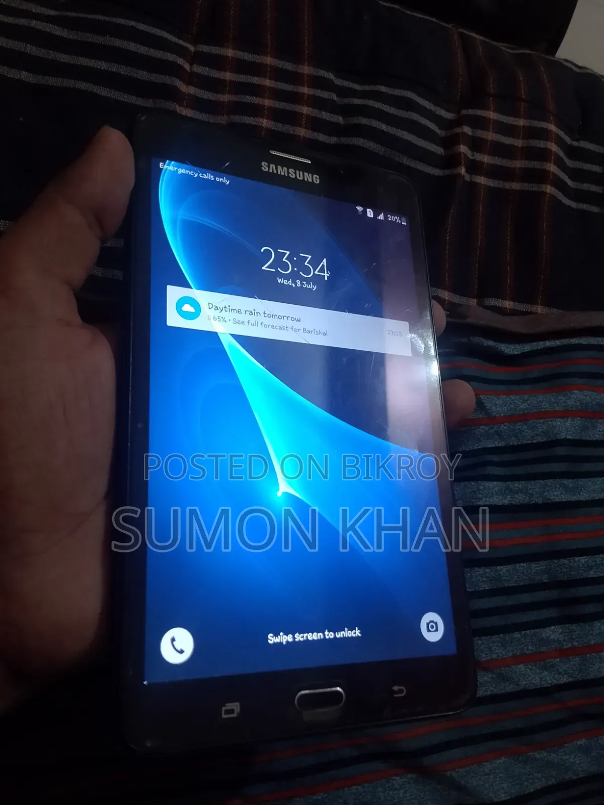 Samsung Galaxy Tab A  SM-T285 8 GB Black