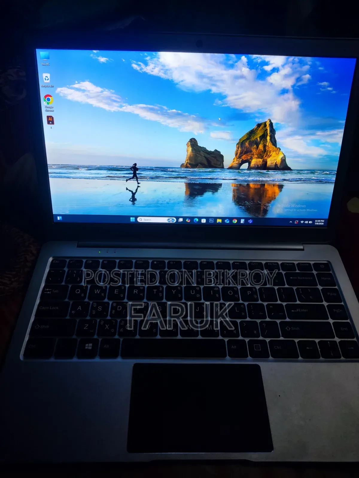 Laptop 8GB Intel Celeron SSD 256GB
