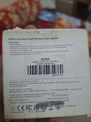 Ac650 11ac Dual-Band Wireless Usb Adapter