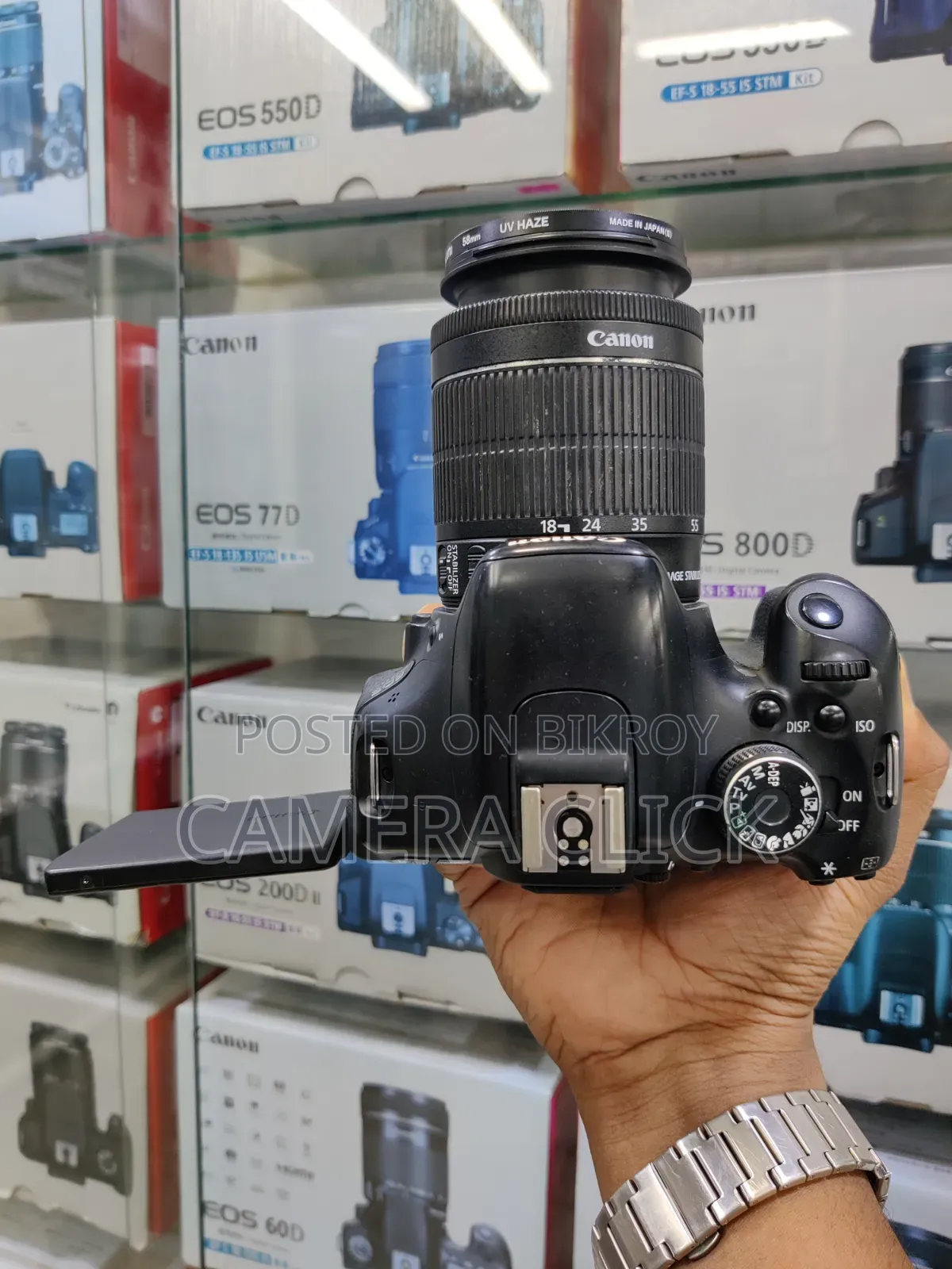 Canon 600d Display Rotation DSLR With 18-55mm STM Lens