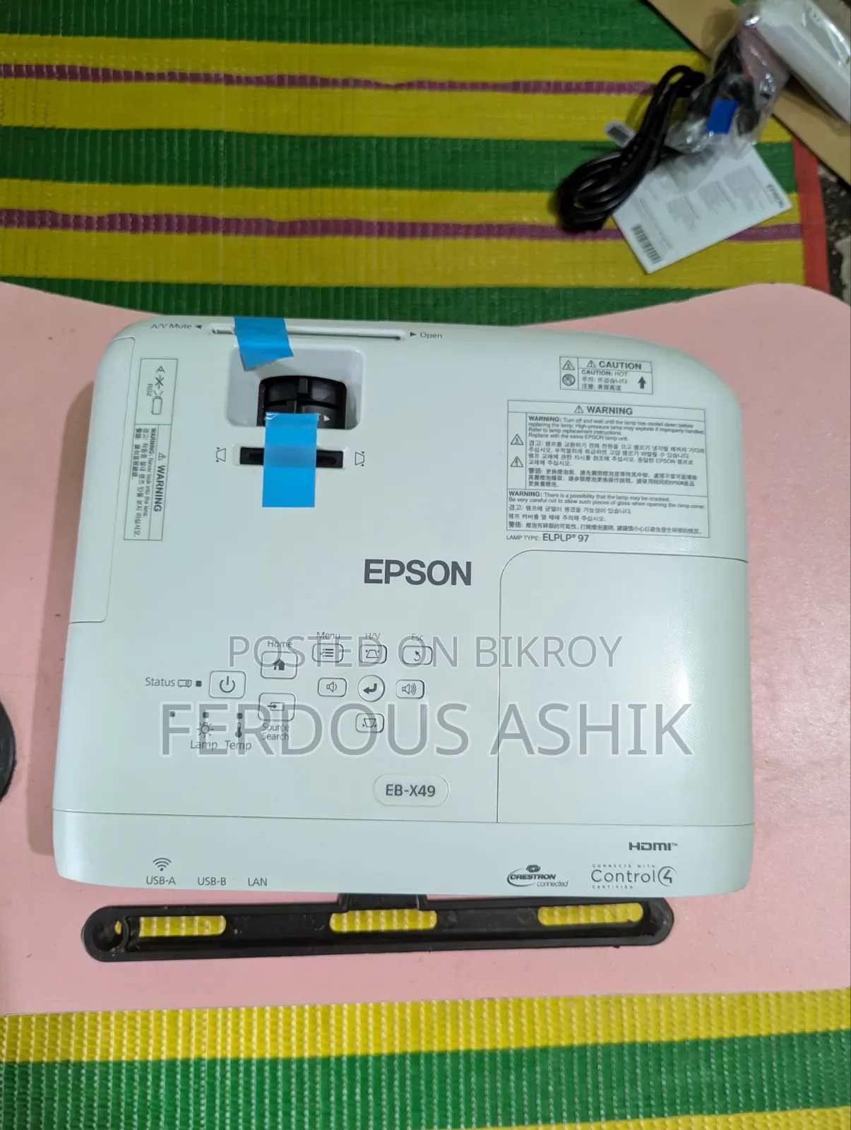Epson Eb-X49 3600 Lumens Xga 3lcd Multimedia Projector