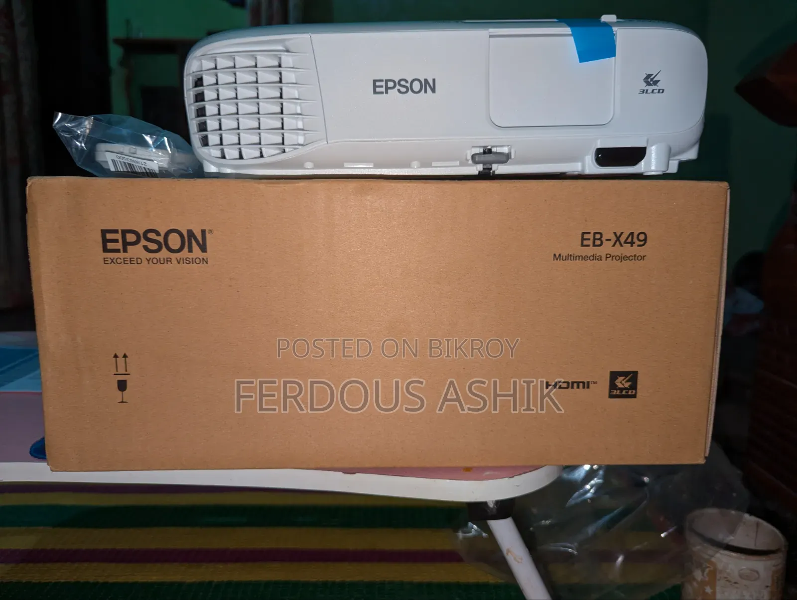 Epson Eb-X49 3600 Lumens Xga 3lcd Multimedia Projector