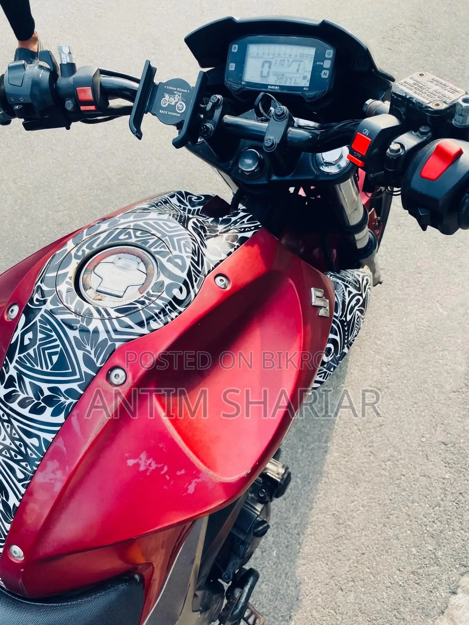 Suzuki Gixxer Monotone 2019 Red