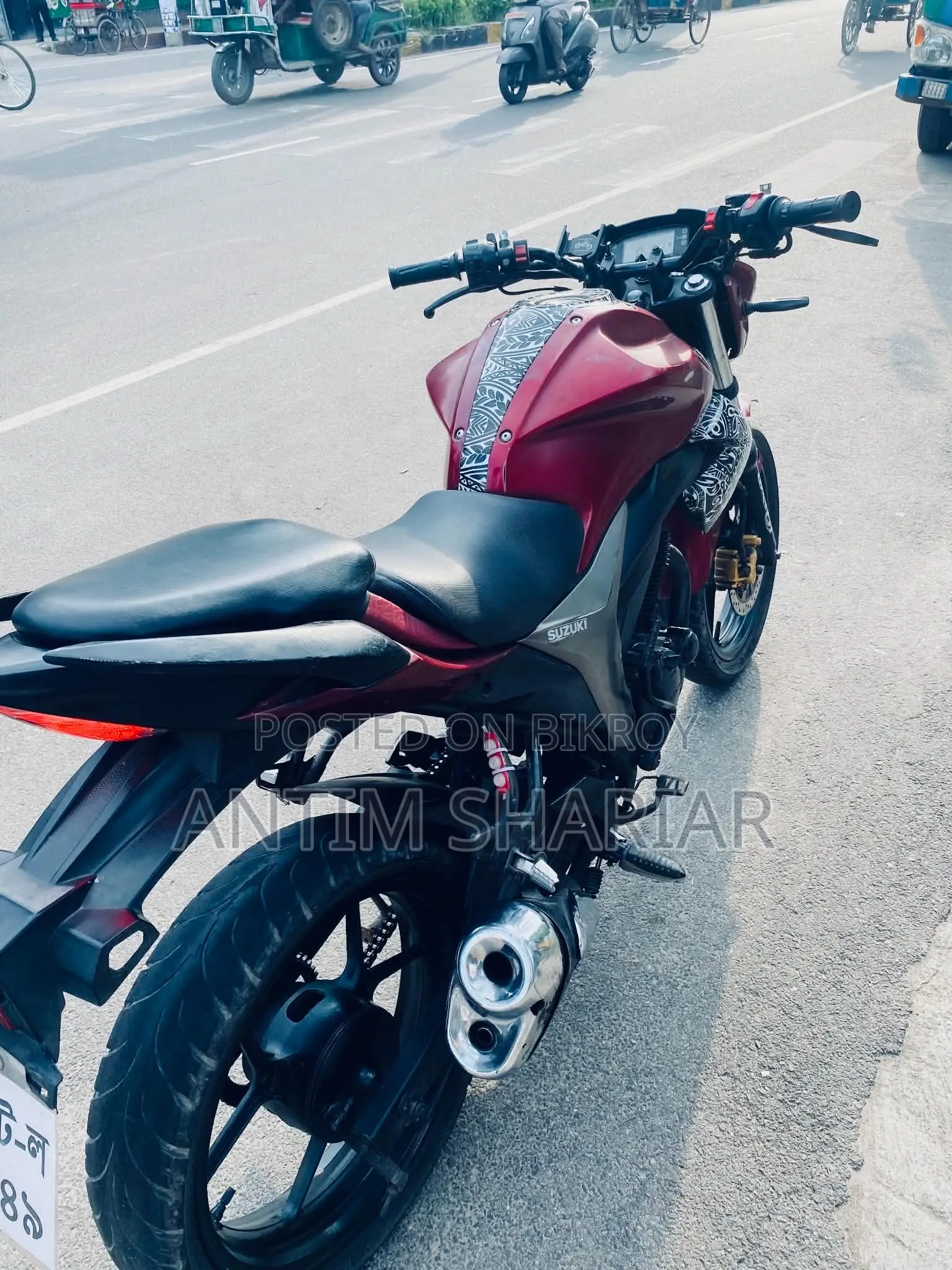 Suzuki Gixxer Monotone 2019 Red