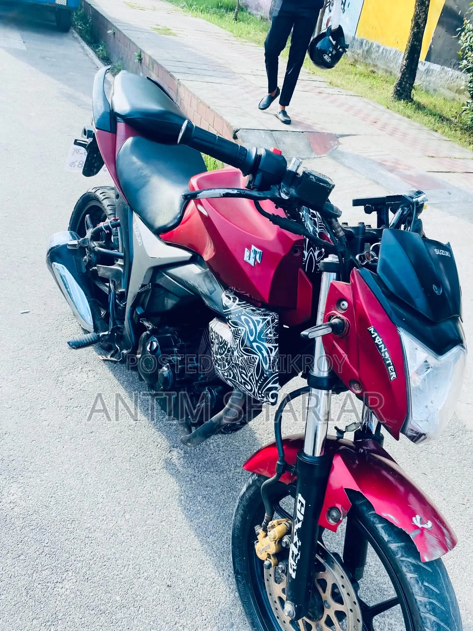 Suzuki Gixxer Monotone 2019 Red